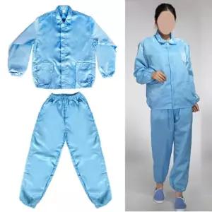 제전복 투피스 Y카라 상하세트 방진복 크린룸옷 [AWF638]