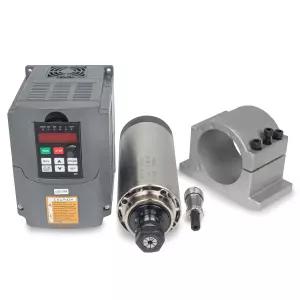 RATTMMOTOR 스핀들 및 VFD 키트 2.2KW 220V 공랭 모터 ER20 24000RPM+2.2KW 인버터 싱글에서 3상 가변