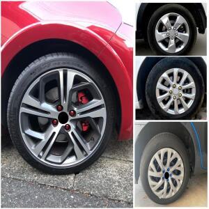 20피스 17/19/21mm 자동차 차량용 호환 휠 너트 커버 보호 녹방지 타이어 볼트 외부 장식