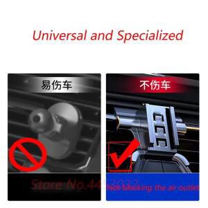 볼보 호환 XC90 20152023 차량용 호환 휴대폰 거치대 에어 벤트 조정 가능 GPS 중력 내비게이션 브래킷 수