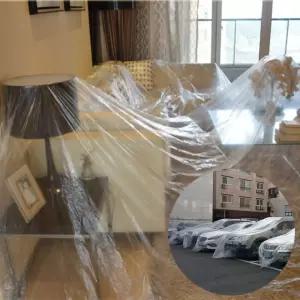 방풍 공사비닐 공사 대형비닐 4X5m 창문 덮개 캠핑바닥 공사덮개