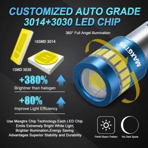 2x 자동차 BA9S Bax9s Led T4W 웨지 W5W 3030 칩 인테리어 램프 전구 T2W T3W H5W 주차 DRL 번호판 빛