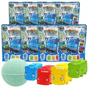 [보리보리/토이스타일]타요 바스볼 8개세트 목욕놀이 거품 바쓰볼