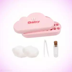 여아용 아기 치아보관함 핑크 이빨 유치보관 케이스
