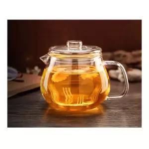 차우리기 500ml 유리티포트 주전자 차주전자 유리거름망 차포트