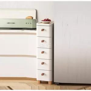 주방 폭25CM 틈새 서랍장 부엌 키큰 틈새장 수납장