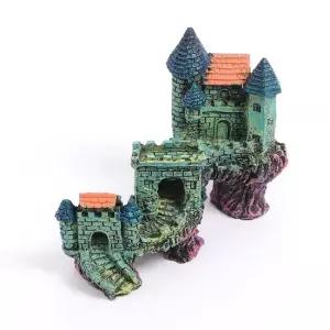 수조 워터월드 수족관 성벽 장식 수조인테리어