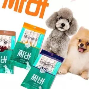 강아지 반려견 장건강 유산균 소고기 오리 짜먹는 애견용 반