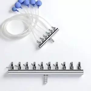 에어분배기 에어 분배기 10구 어항 기포기 수조 산소 공급기