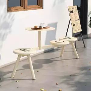 컬러 철제 야외 벤치 스테인레스 놀이터 인테리어