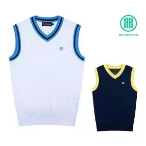 레인메이커 여성 V넥 배색 등판 펀칭 베스트 조끼 R32WCS02