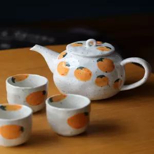 일본식 세트 주전자 과일모양 세라믹 물주전자