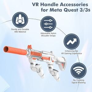 새로운 업그레이드 VR 게임 경험 자기 Meta Quest 3S/3 액세서리 용 소총  크리스마스 선물