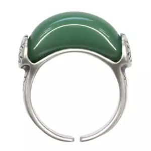 한국 스타일 원석 여성용 한복 반지 - 조절 가능한 싱글 링 전통 주얼리, 선물 박스 옵션, 일상 및 특별 행