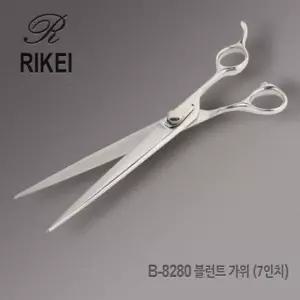 리케이 장가위 8 B-8280) 애견용품 애견미용기 강아지미용기구 강아지털깎기 커브숱가위