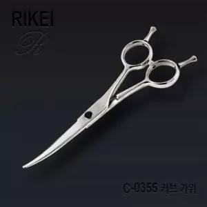 리케이 커브가위 5.5 C-03550) 애견용품 애견미용기 강아지미용기구 강아지털깎기