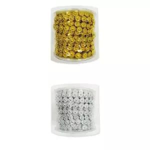 선물 상자 포장 꾸미기 비즈 재료 롤체인 비드 꽃구슬