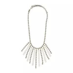 크리스탈 체인 프린지 목걸이 FABA2714 J024001