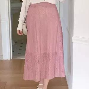 [신상오픈런]레이스치마 훌스커트 에이라인 봄하객 펀칭 살랑 (31252698)