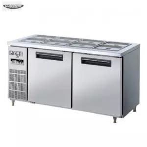 라셀르 직냉식 1500 반찬냉장고 8구 1/2밧드 LMBD-1520R 업소용