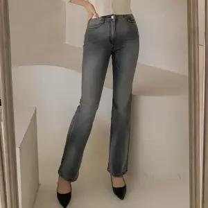 [신상오픈런]회색청바지 봄출근룩 하이웨이스트 슬림부츠컷 스판바지 (29987891)