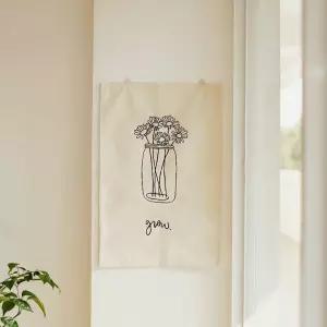 라인 아트 패브릭 포스터 가리개 천 KBT6+7uzE