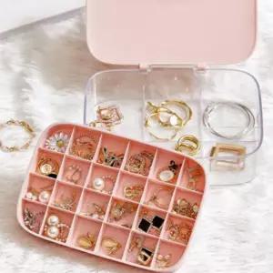 쥬얼리 보관함 정리 수납 투명 칸막이 케이스 NUK8+7zsY