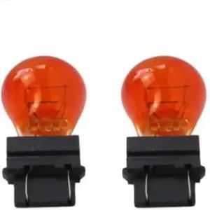 카디비 2팩 3457NA 전구 주차/턴 시그널 라이트 앰버 옐로우 오렌지 P27/7W 알티마 코롤라 파일럿 퓨전