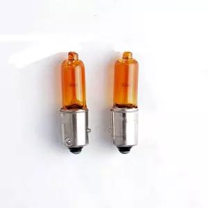 ZMShun 2Pcs 앰버 BAW9s HY21W 12V 21W 자동차 턴 시그널 램프 Baw9s 할로겐 표시등 브레이크 포그 후진