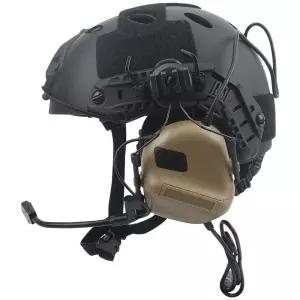 전술 헤드셋 귀마개 사냥 소음 밀리터리 서바이벌 청력보호 차단 방음 이어 사운드 스포츠 전