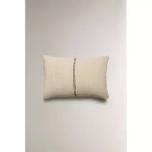 [ZARA] 자라 더블 라인 쿠션 커버 - 초록 3407450