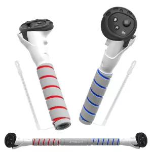 메타 퀘스트 3S/퀘스트 3 컨트롤러용 자이버 고릴라 태그 익스텐더 비트 세이버 핸들 골프 클럽 액세서리