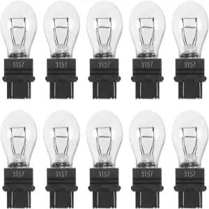 Osilly 10PCS 자동차 3157 자연 전구 3157NB 12V 미니 브레이크 라이트 턴 미니어처 미등 시그널 SUV 트럭