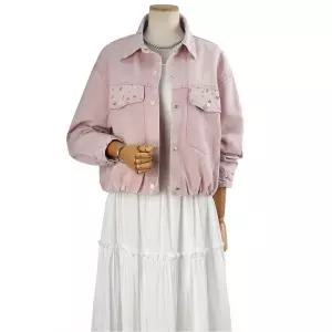 [쉬즈나인]플라 배색 컬러 청자켓_P419276779