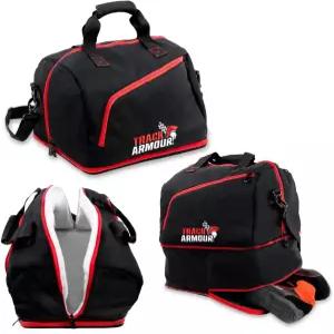 트랙 아머] 데이 오토 레이싱 오토바이 및 크로스를 위한 신축성 있는 신발 수납공간이 헬멧 가방 플리스