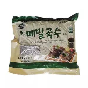 면나라 생메밀국수 1.4KG 메밀국수 생메밀면 메밀면