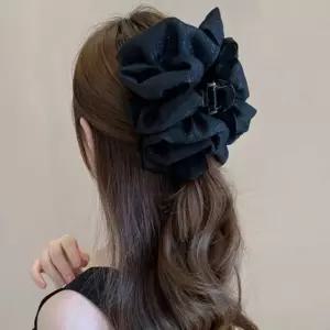 머리핀 데일리 머리집게핀 올림머리집게핀 집게핀 여자 주름 빅사이즈집게핀