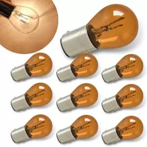 페리안 10PCS 1157 전구 더블 테일 하이 및 로우 브레이크 P21/5W S25 2057 2357 7528 BAY15D 유니버설