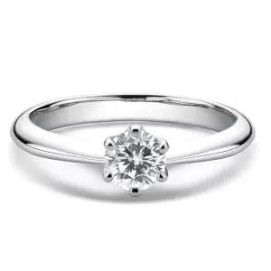 Woaini 0.5-3캐럿 모이사나이트 반지, 백금 도금 순은 라운드 컷 솔리테어 여성용, 약혼, 약속, 결혼식, 어