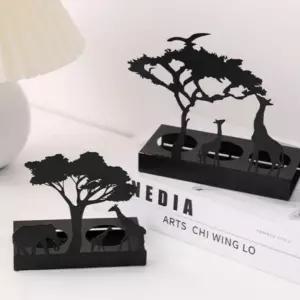 소품 장식 메탈 캔들 홀더 인테리어 사슴 코끼리 촛대