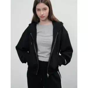 제너럴아이디어 GENERALIDEA 레이스 라벨 후드 집업 BLACK WBE3L02506 WBE3L02506BK 417595