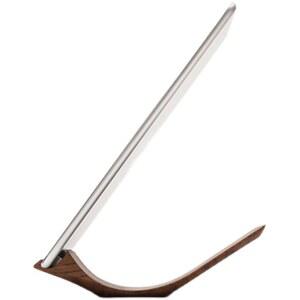 각도 조절 원목 태블릿 화이트 잉 스탠드 인테리어 모던 디자인 책상용 오크 거치대