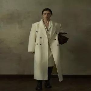 여자 가을 추천 대기클래식울터틀넥양모페미닌 코트 공선 모피 SPO마켓3