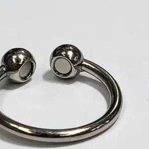 ND 자석 반지 실버 국산 사이즈 조절 가능 네오듐 자기 자력 자계 건강