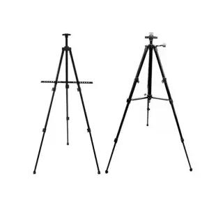 3단 휴대용 접이식 이젤 받침대 거치대 미술전시 전시회