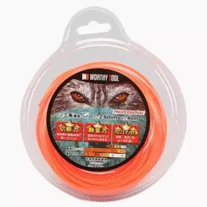 예초기 날 벌초 원예 잔디 나일론 줄날 3각 2.6mmX40m