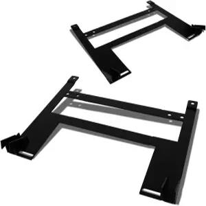 DNA 모터링 SBK-LM-CCBT05 레이싱 버킷 시트 마운트 브래킷 쌍 05-10 코발트/05-06 추격전 블랙