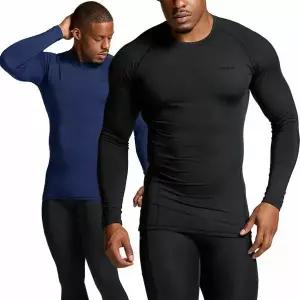 [하프클럽/테슬라]테슬라 기모 내의 내복 언더레이어 라운드 긴팔 2팩 TM-YUD4