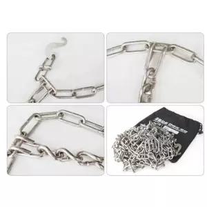 눈용 화물차 오프로드 수노우 쇠사슬체인 195-14 타이어용 겨울철 논슬립 미끄럼방지