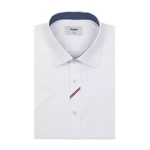 [백화점정품] 레노마 슬림핏 카라 삼색 포인트 블루/흰색 반팔셔츠 2종택1 편안한 모던핏